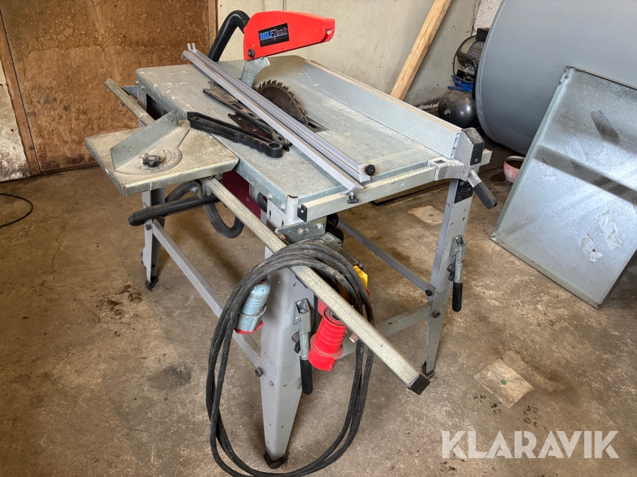 Bordsåg Wolftech Csb315T på hjul