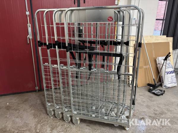 Rullbur rullcontainer 4st