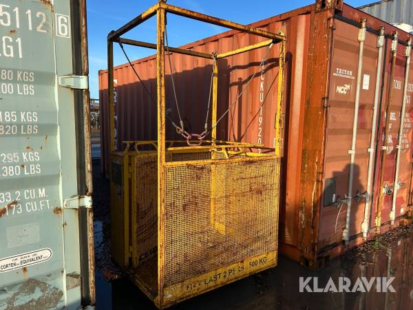 Personkorg till kran Certex BK500