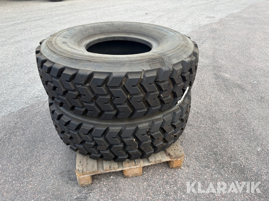 Entreprenaddäck Michelin Stomme 395/ 85R20  regummerade 2st