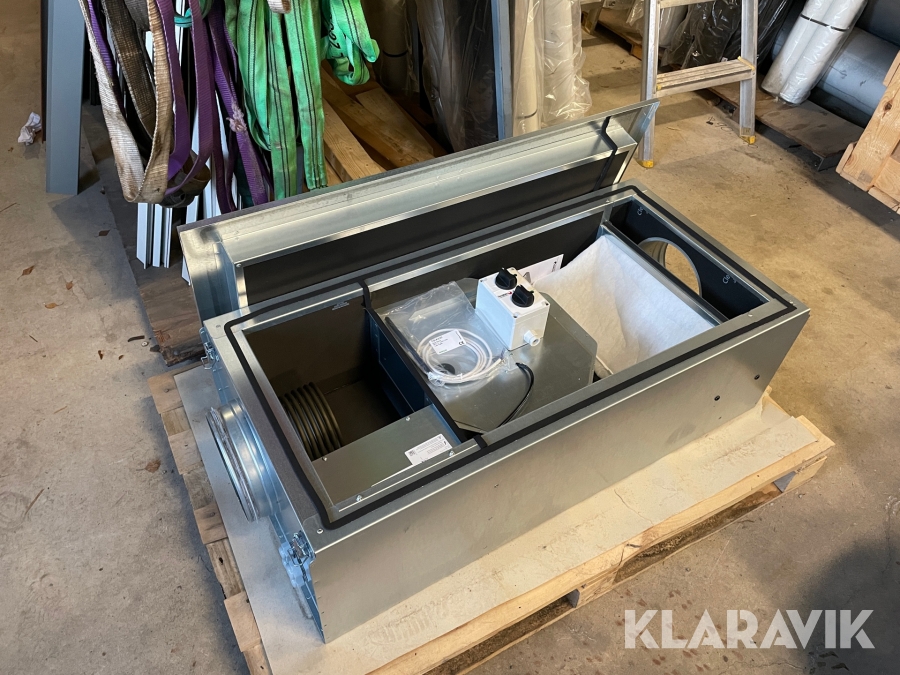 Tilluftsaggregat med elbatteri Östberg SAU 200 B1