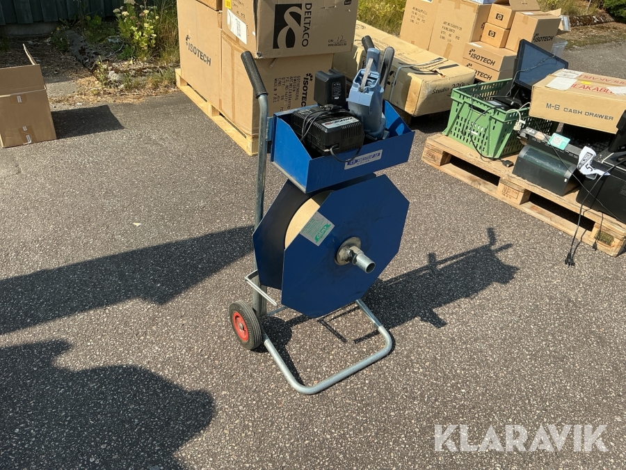 Avrullare Swestrap med bandmaskin