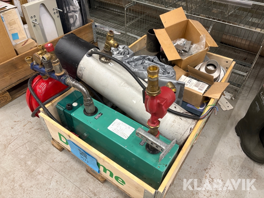 Provisoriska värmepannor & installationsmaterial