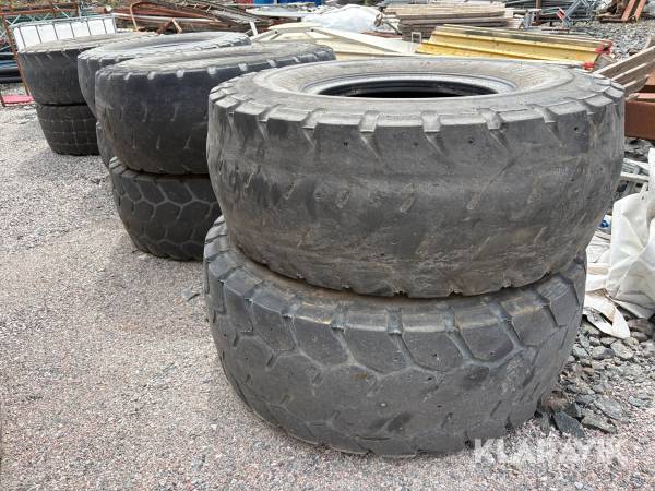 Däck till lastmaskin 20.5R25  8st