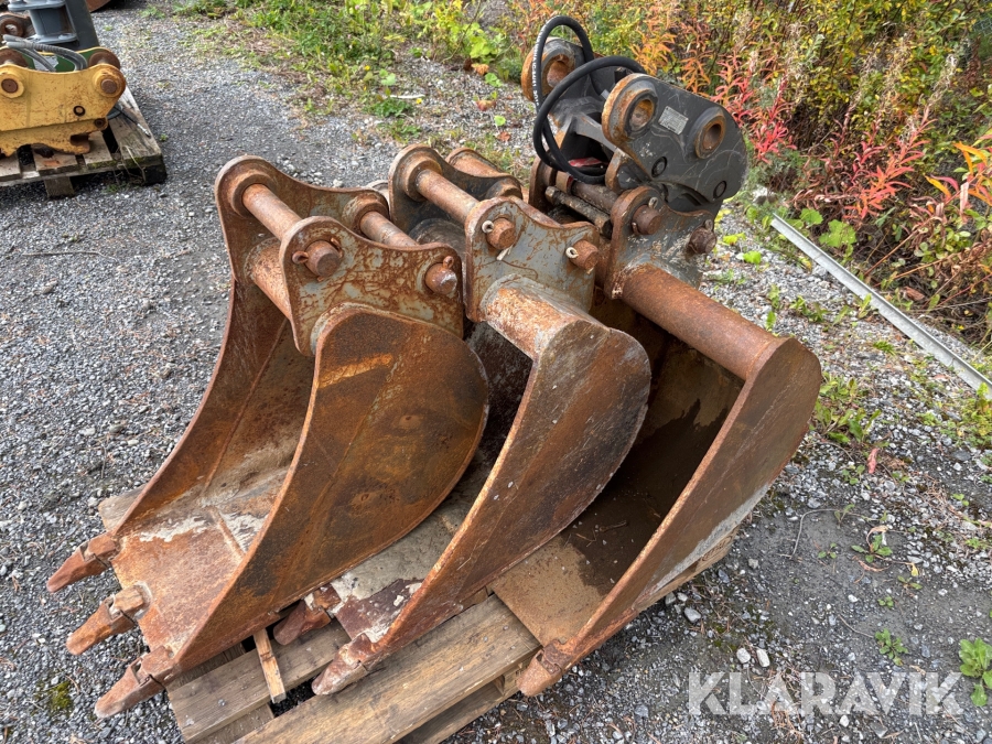 Skopor 3st med snabbfäste