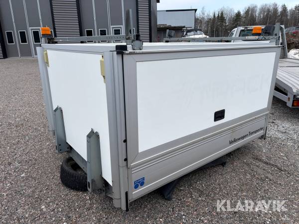 Glasfiberskåp till Volkswagen Transporter T5/T6 Floby med verktygsinredning