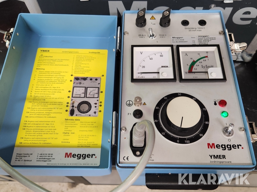 Jordningsprovare Megger Ymer