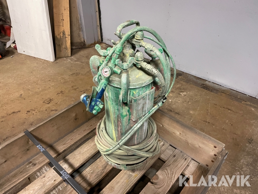 Färgspruta Greif med lackerings huvor