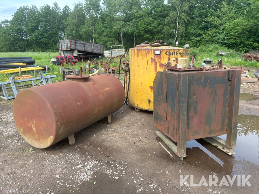 Dieseltankar 3 st