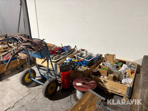 Verkstadsutrustning parti