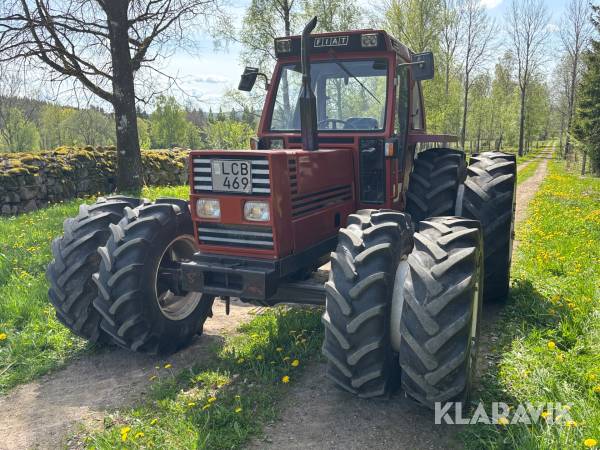 Veterantraktor Fiat 980 DT Dubbelmontage