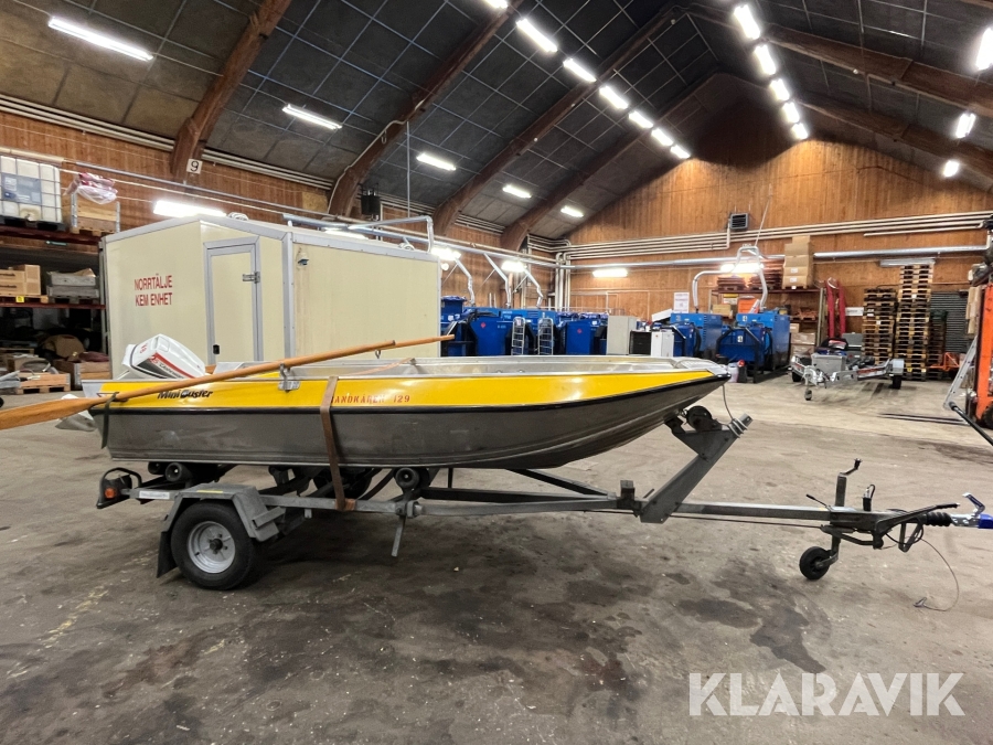 Aluminiumbåt Buster Mini med trailer
