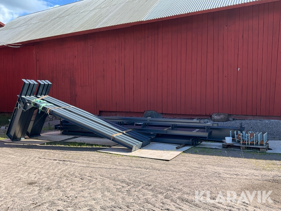 Stålstomme för maskinhall Jennylundssmide AB Stålhall 12x24M
