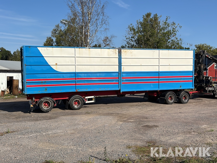 Kombisläp Mvb Vagn -timmersläp