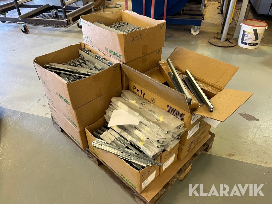 Lådsidor och lådskenor Grass till kök