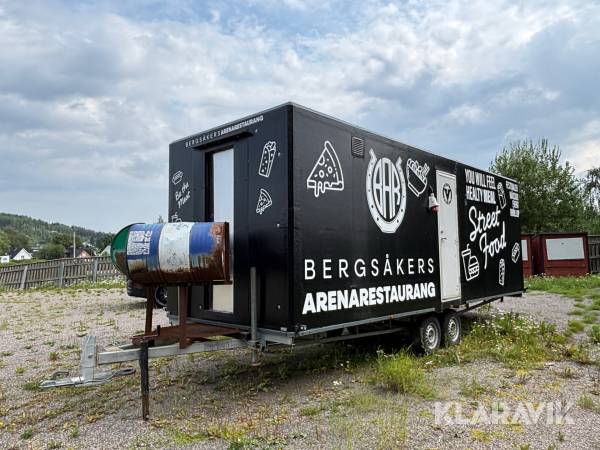 Matvagn/ Food truck Norrlamdsvagn med köksutrustning