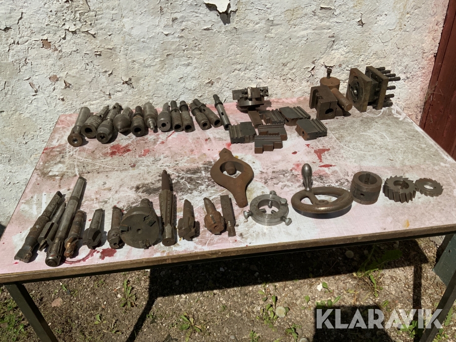 Tillbehör till svarv och borrmaskin