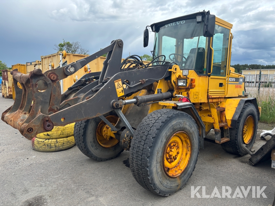 Hjullastare Volvo L50C med stora BM fäste