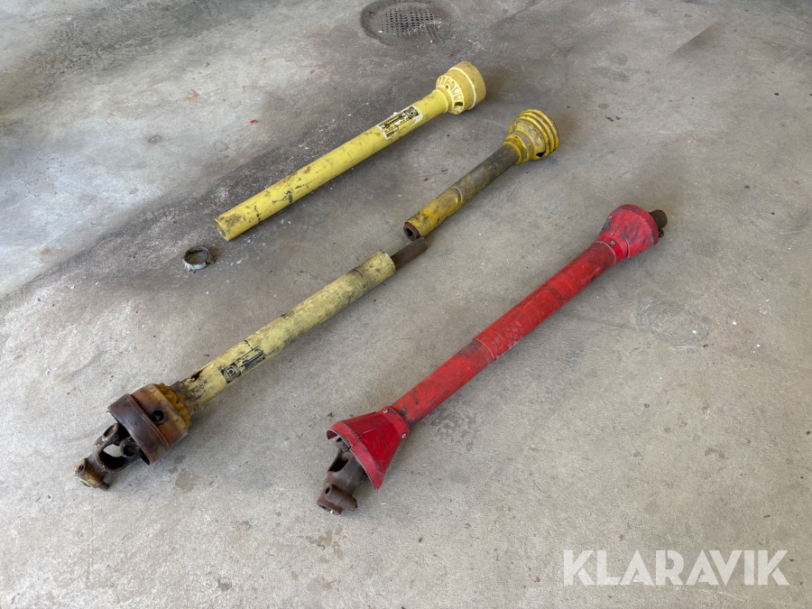 Kraftöverföringsaxlar 3st