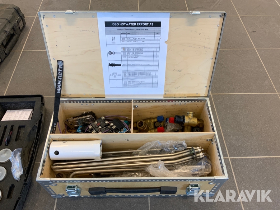 Veservdelslåda OSO Varmvattenberedare