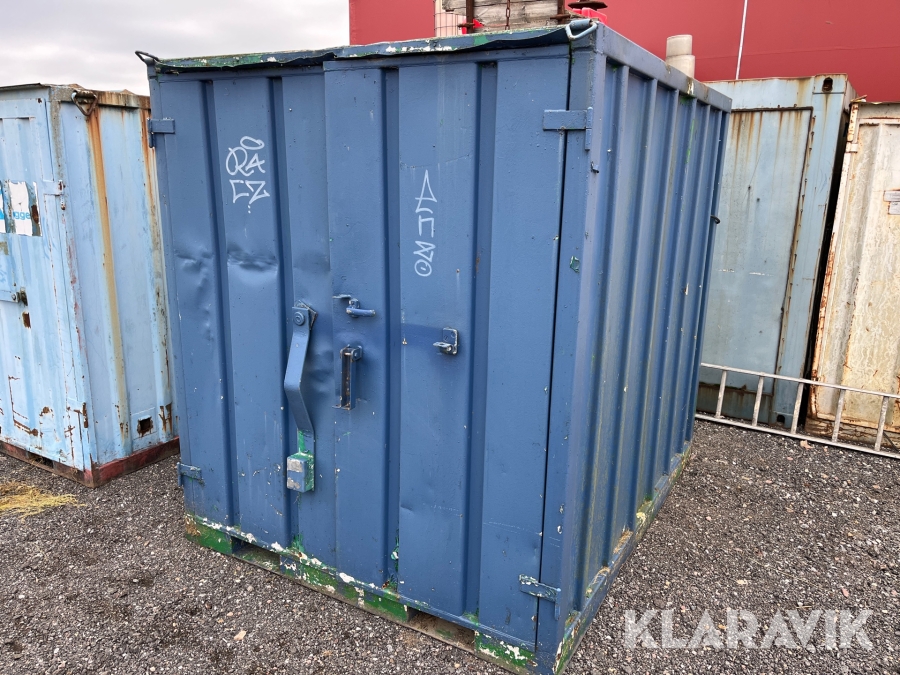 Container med dieselpanna för varmvatten