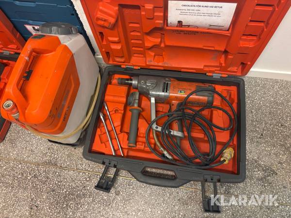 Kärnborr och vattentank Husqvarna DM 230 / WT 15