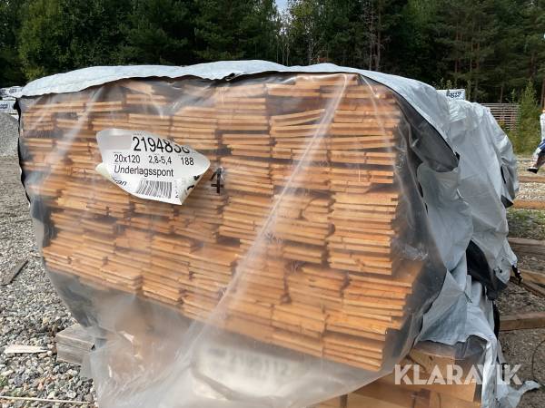 Underlagsspont 20x120 / 2,104m3