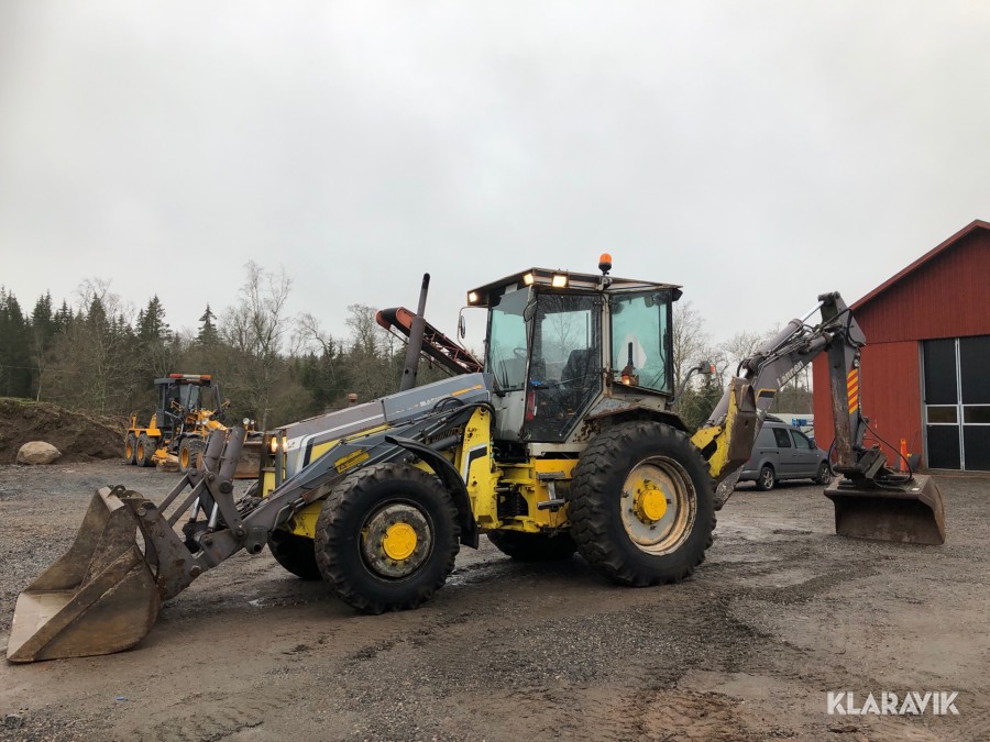 Traktorgrävare Lännen Vammas Magnum med 2 skopor