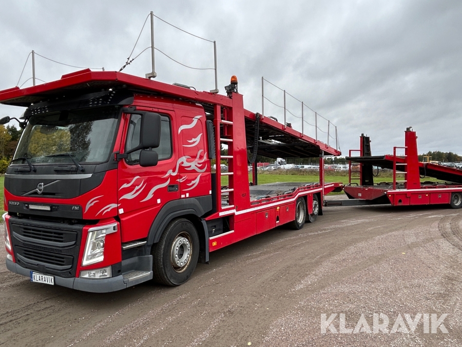 Biltransport med släp