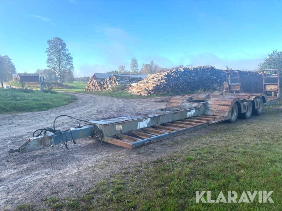 Maskintrailer -30 ton