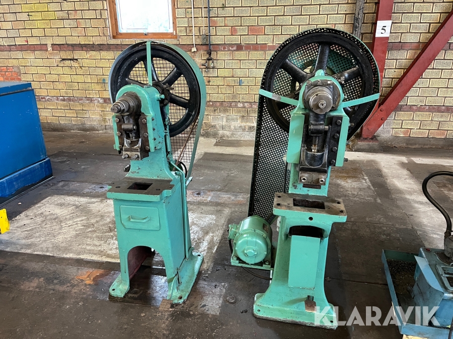 Excenterpress Munktells Mekaniska PA1 2st