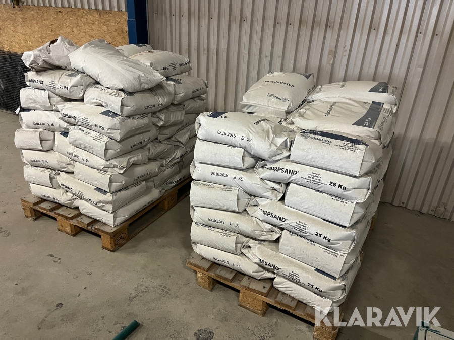 Ballast / sand Baskarpsand ca 125 st