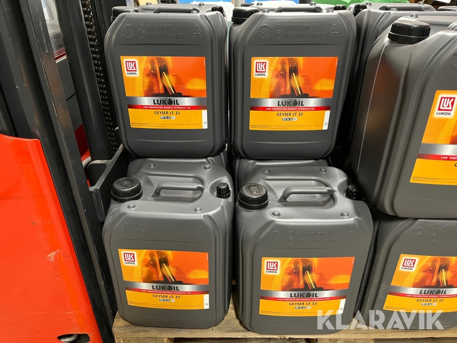 Hydraulolja Lukoil Geyser LT 32, Järfälla, Klaravik auktione