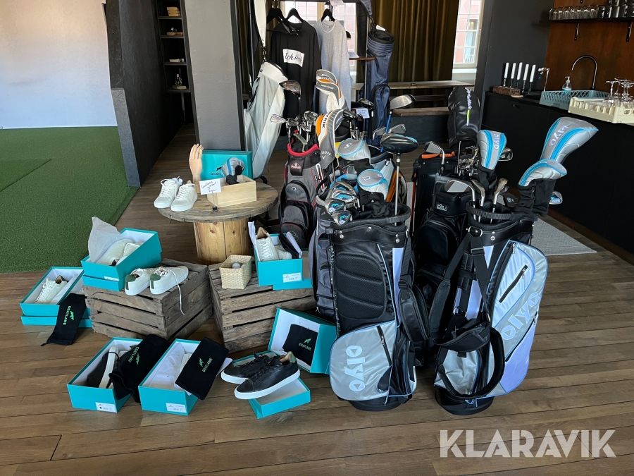 Golfutrustning ny och begagnad.