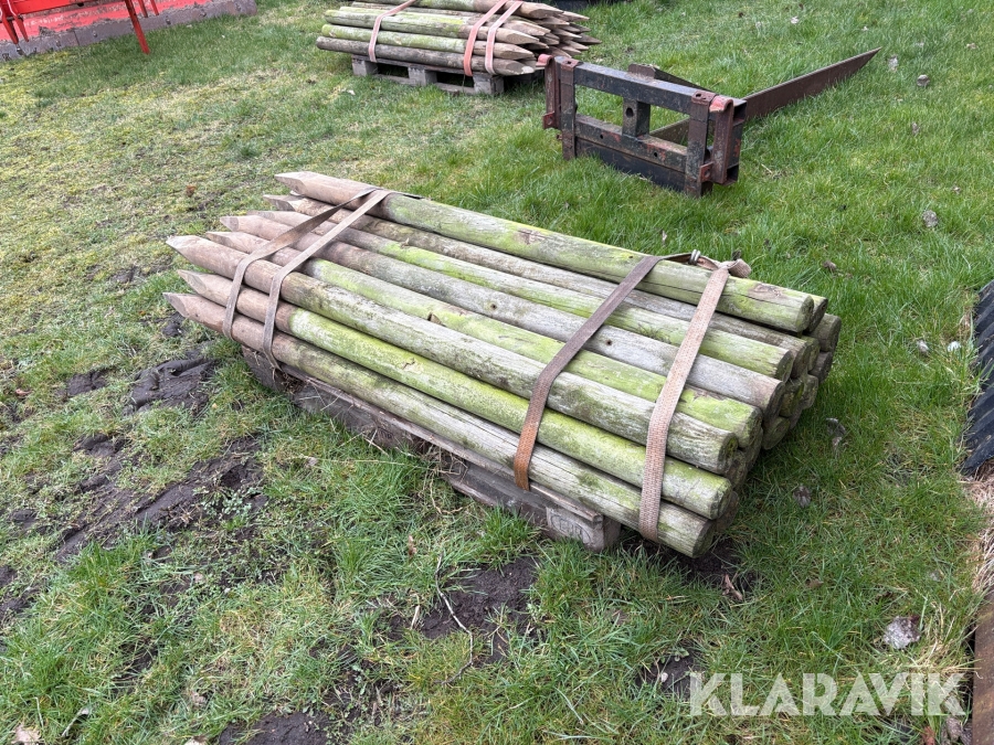 Stolpar tryckimpregnerat 25 st