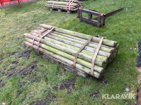 Stolpar tryckimpregnerat 25 st