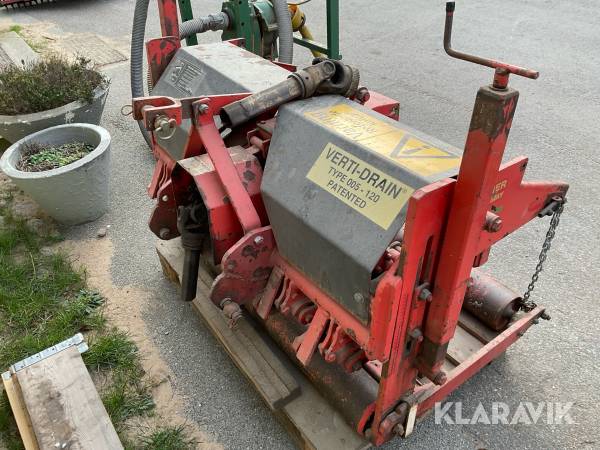 Djupluftare Verti-Drain Type 005-120