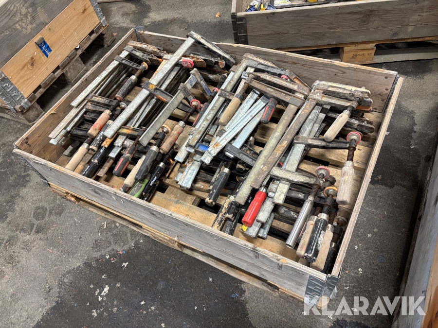 Diverse skruvtvingar