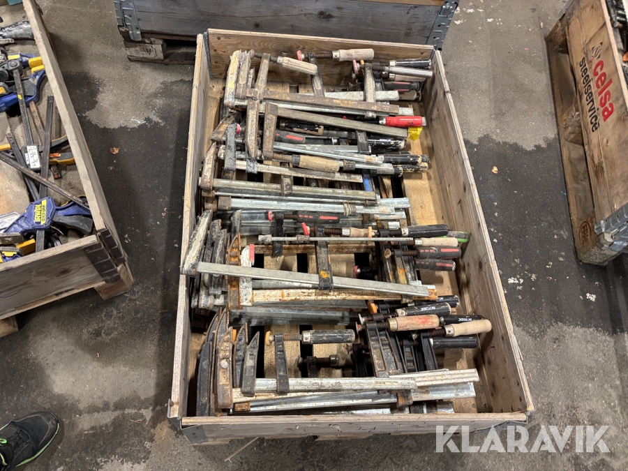 Diverse skruvtvingar