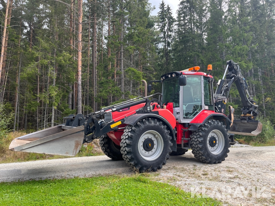 Grävlastare Huddig 1060C med tippkärra och redskap