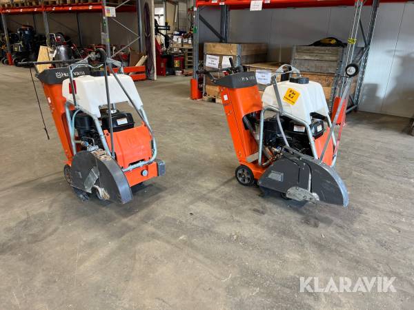 Golvsågar bensin asfalt och betong Husqvarna FS413 2st