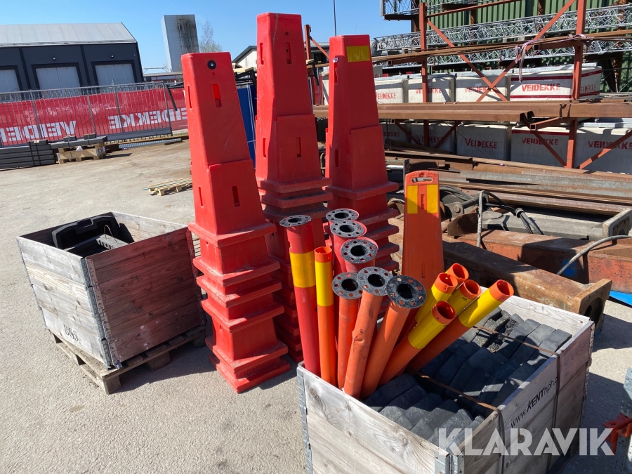 Varningskoner med fötter 22 st