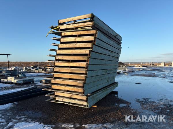 Staketsektioner / Plank 14 st