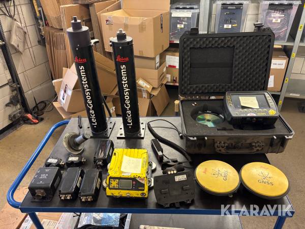 Grävsystem Leica Icon 3D med ICP 41, 400 sensorer, GPS 80 samt CGA 60