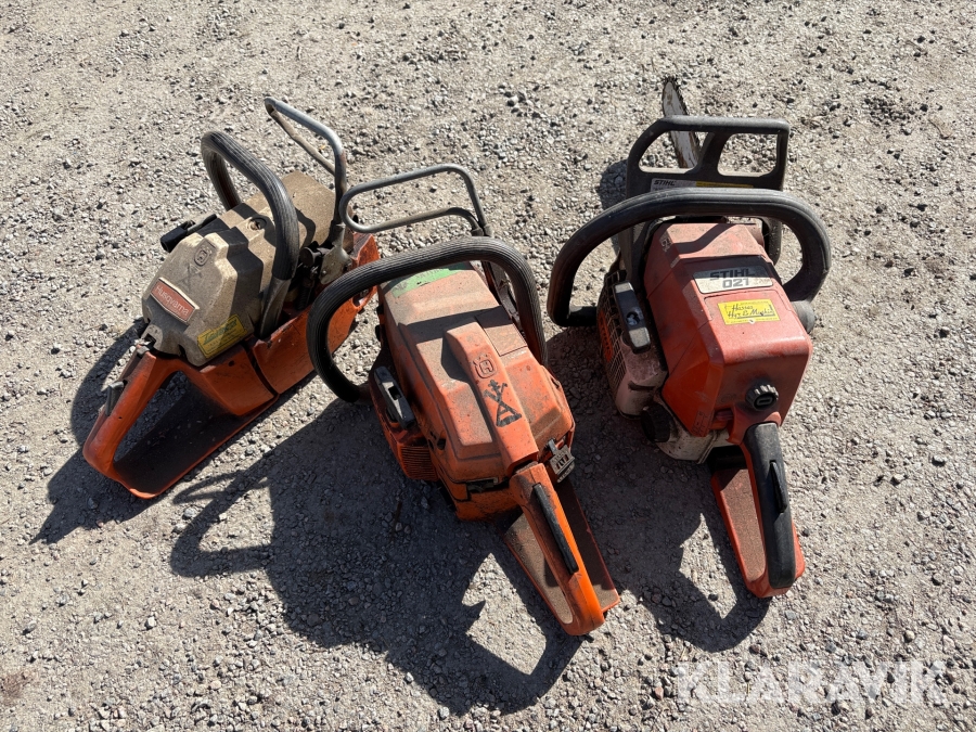 Motorsågar Husqvarna, Stihl 3st