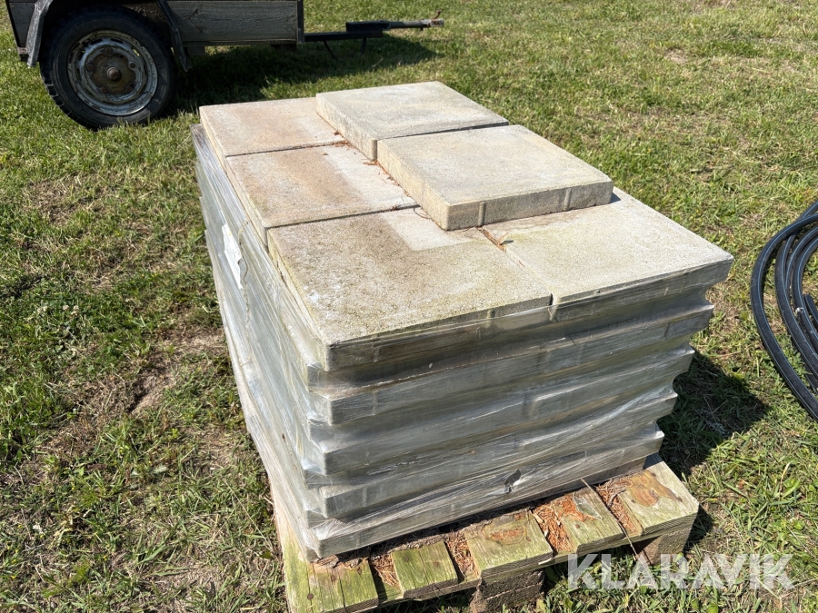 Betongplattor Mosaiken