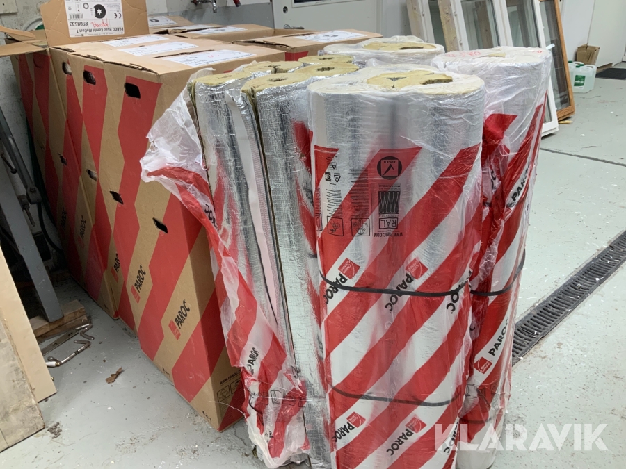 Rör isolering Paroc, Strängnäs, Klaravik auktioner