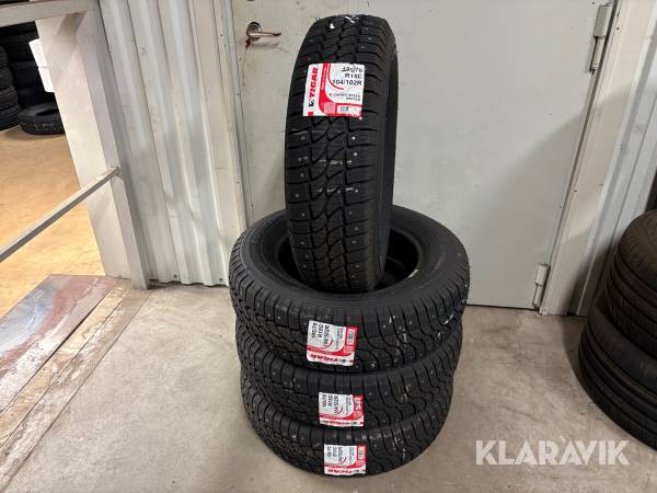 Vinterdäck, dubbade Tigar Cargo Speed Winter 195/70R15C. 104/102R