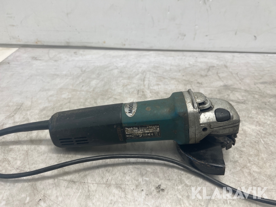 Vinkelslip Makita 9565H, Svalöv, Klaravik auktioner