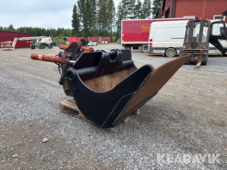 Hydraulisk Planerskopa ABL med Indexator  Rt80 tiltrotator